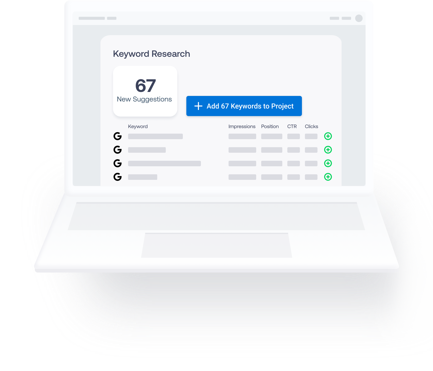 google search console integrates with keyword.com