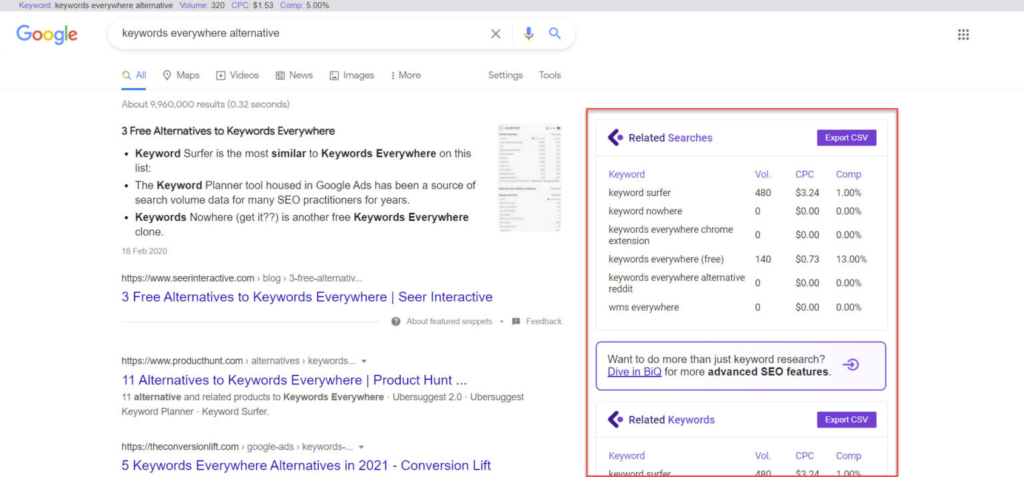 exemple livekeyword